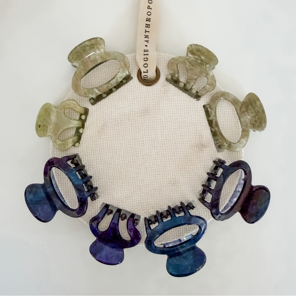 Anthropologie Mini Hair Claw Clips